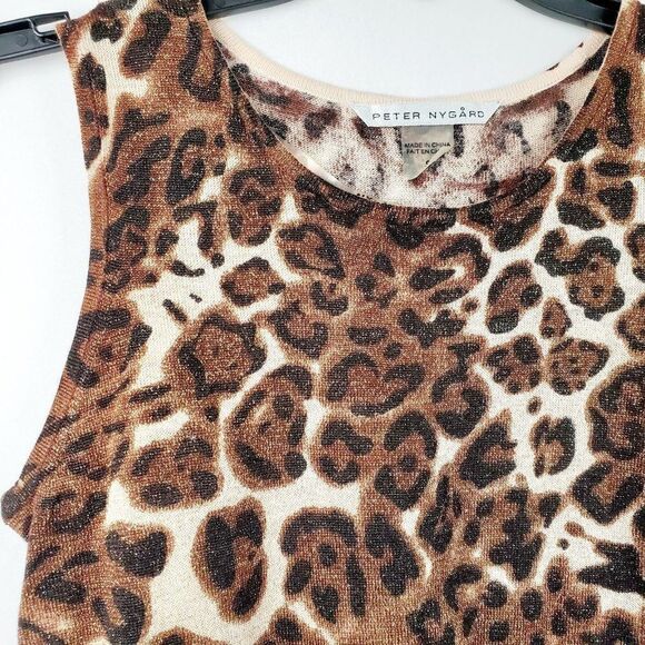 NY Gaurd Animal Sleeveless Blouse Small NWT - Picture 2 of 5